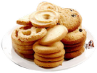 a platter of cookies